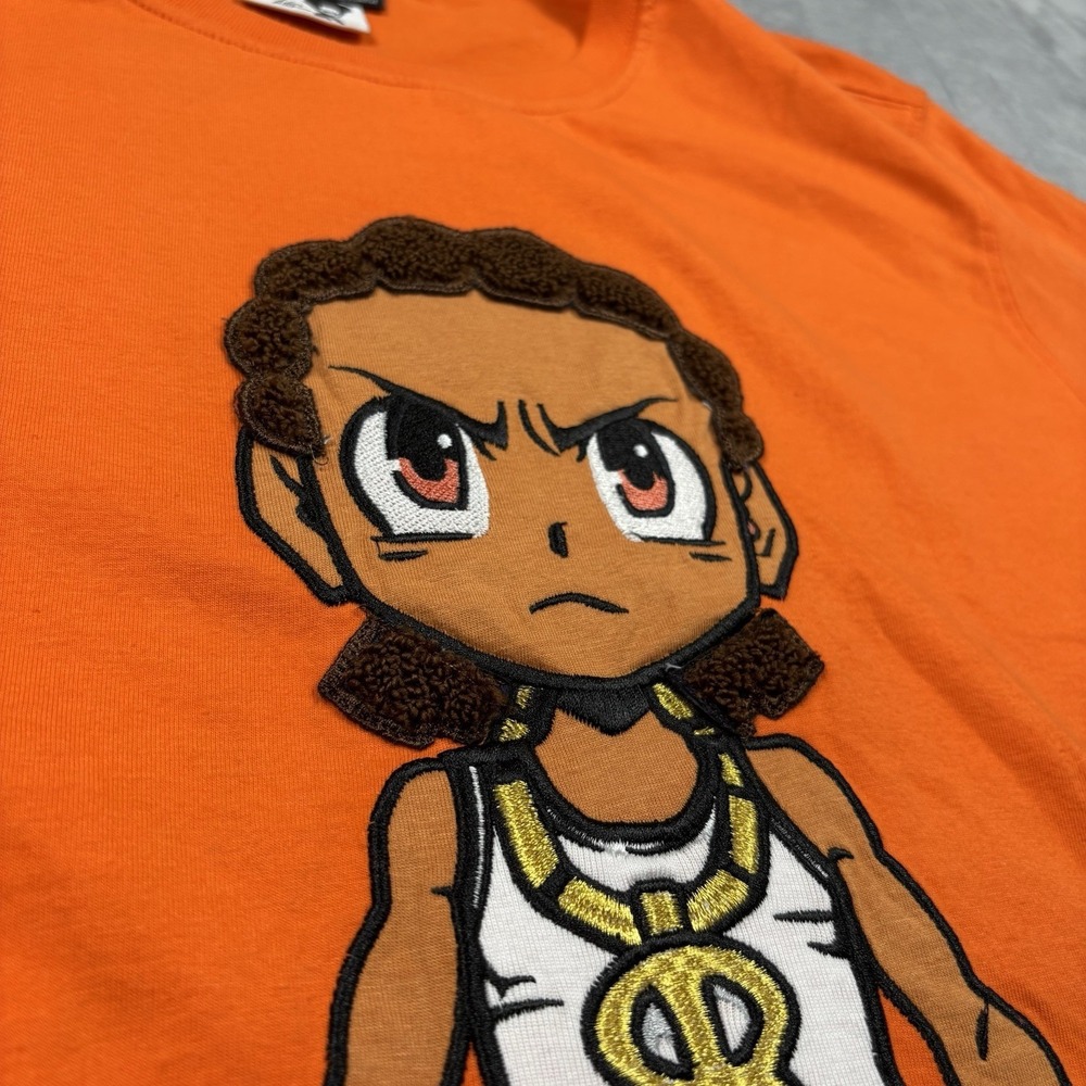 De Kryptic Boondocks Mens Shirt Large Stitched Riley Adult Swim Cartoon Y2K - Picture 2 of 9